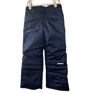 PATAGONIA Insulated Snow Pants Boys S 7-8 Blue Snowshot H2NO Waterproof Pant NEW